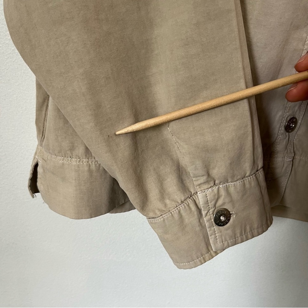 Fresh Produce Lightweight Lorlin Cotton Shirt Jacket style C210 Khaki size S - Picture 10 of 10